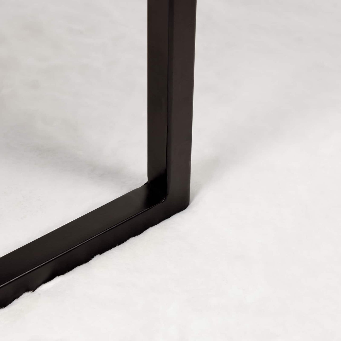 Anti-Sklisikker Fuskepels Teppet Olite Hvit Ø 160 cm Polyester