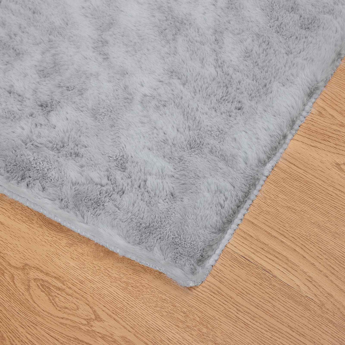 Skliikkerteppe i kunstig kaninpels OLITE Grå 80 x 250 cm