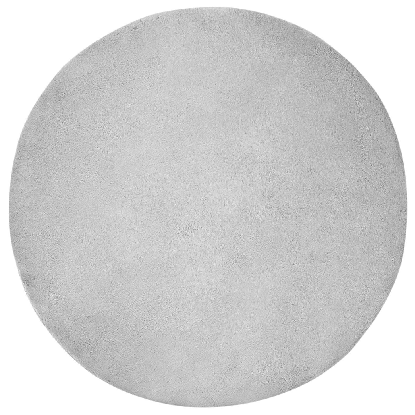 Skliikkerteppe i kunstig kaninpels OLITE Grå Ø 160 cm Polyester