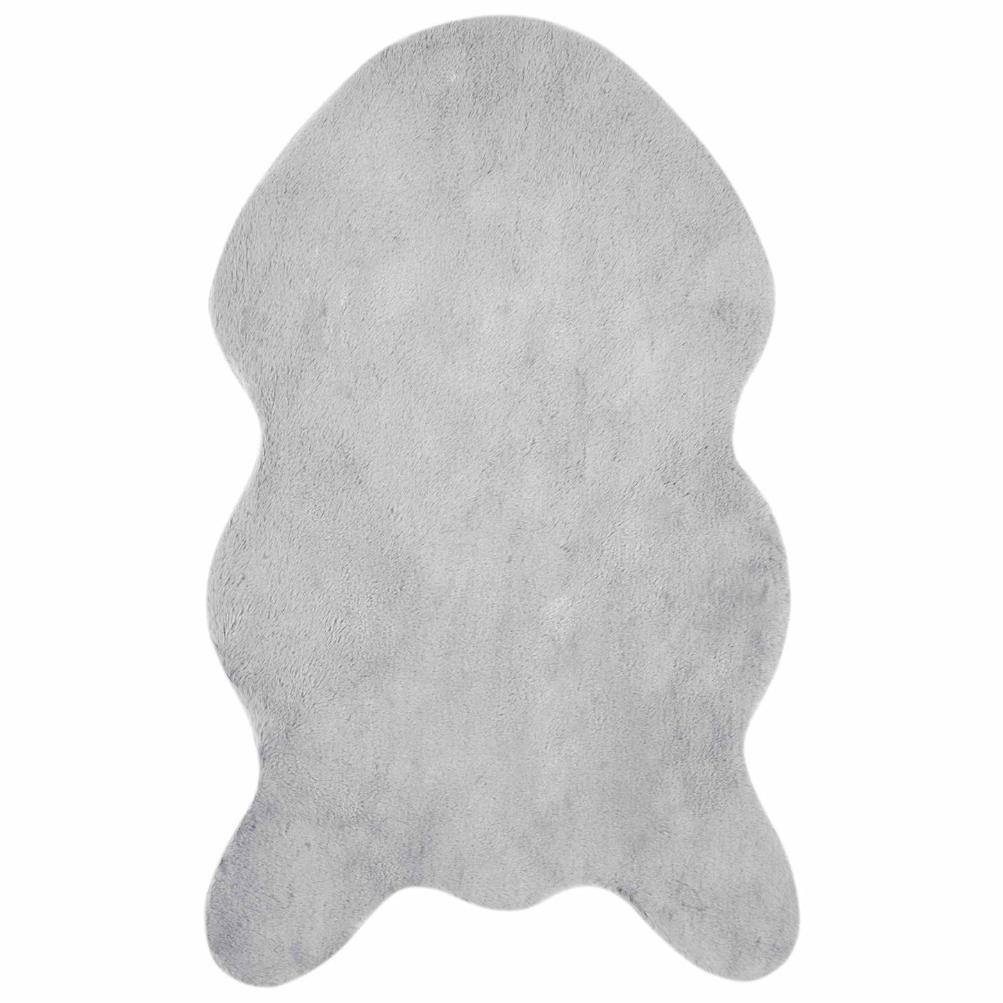 Skliikkerteppe i kunstig kaninpels OLITE Grå 50 x 80 cm