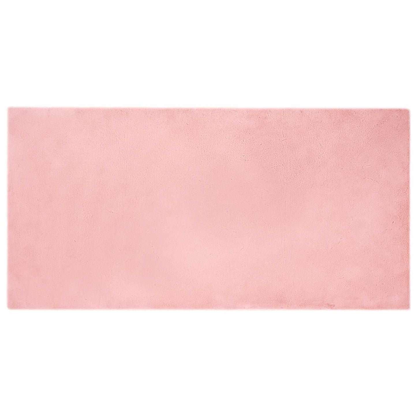 Skliikkerteppe i kunstig kaninpels OLITE Rosa 100 x 200 cm