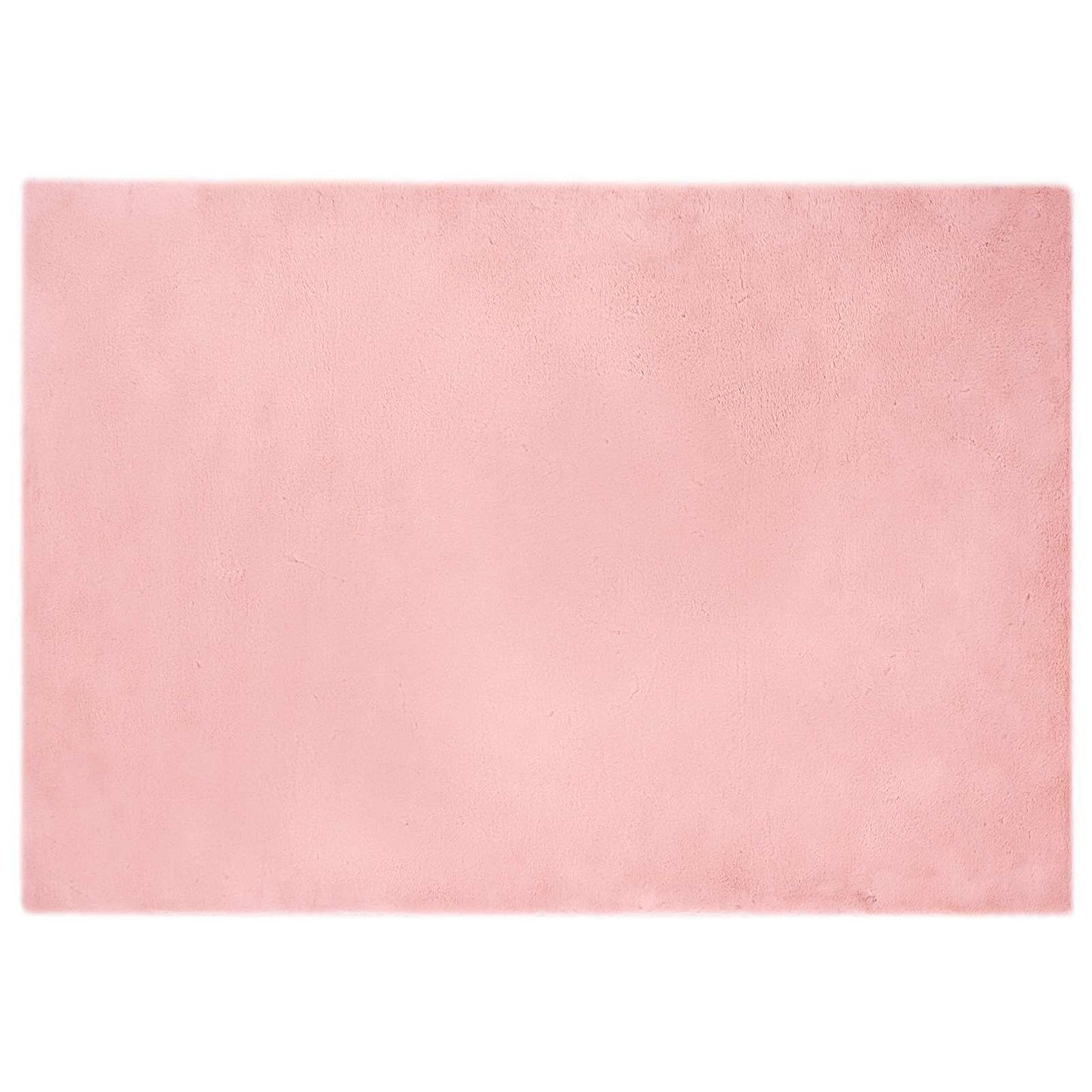 Skliikkerteppe i kunstig kaninpels OLITE Rosa 140 x 200 cm