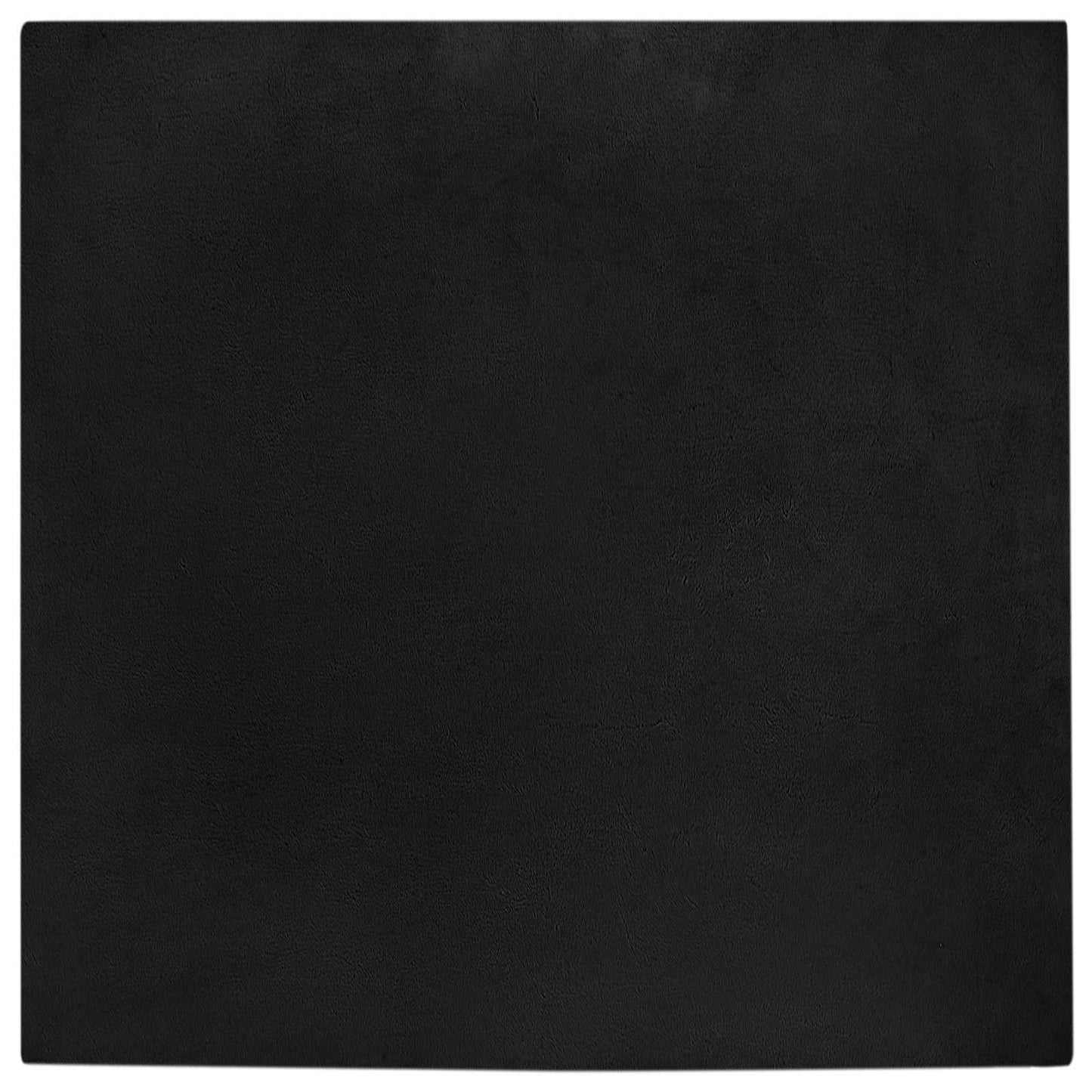 Skliikkerteppe i kunstig kaninpels OLITE Svart 200 x 200 cm