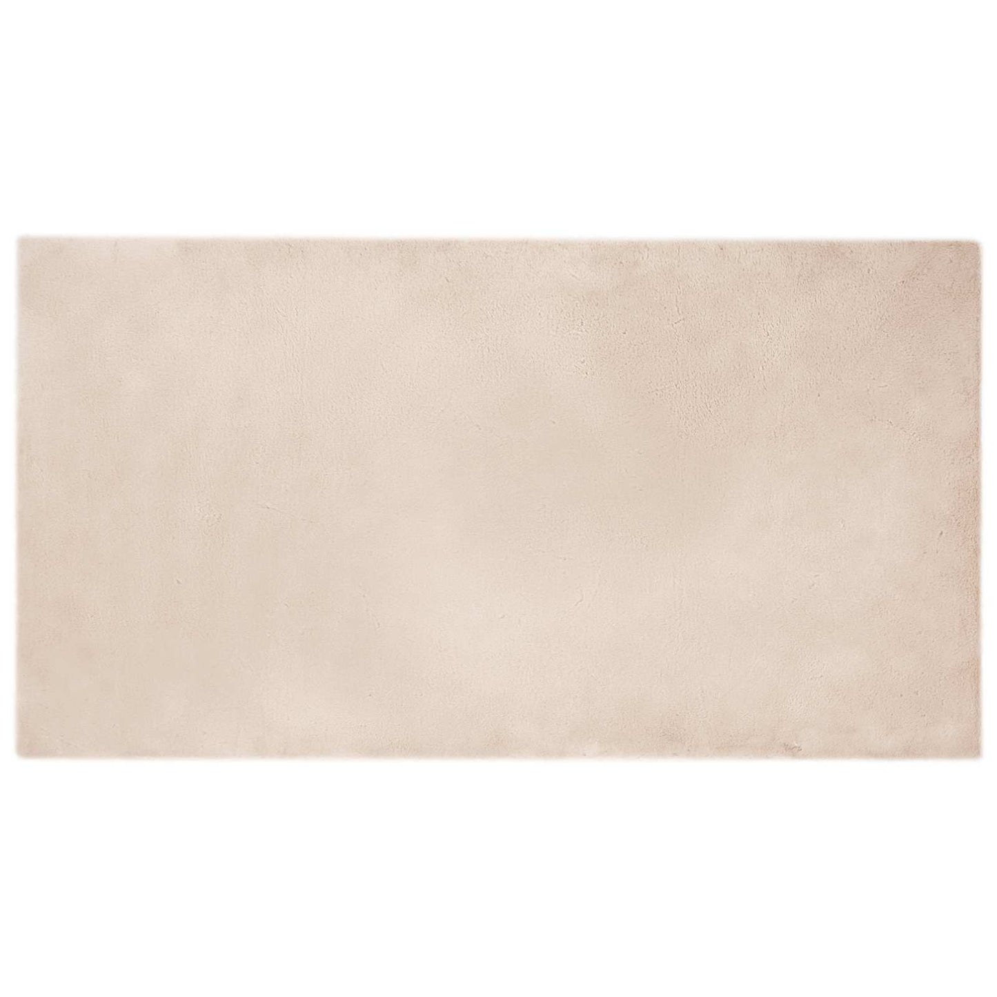 Skliikkerteppe i kunstig kaninpels OLITE Gråbrun 60 x 110 cm