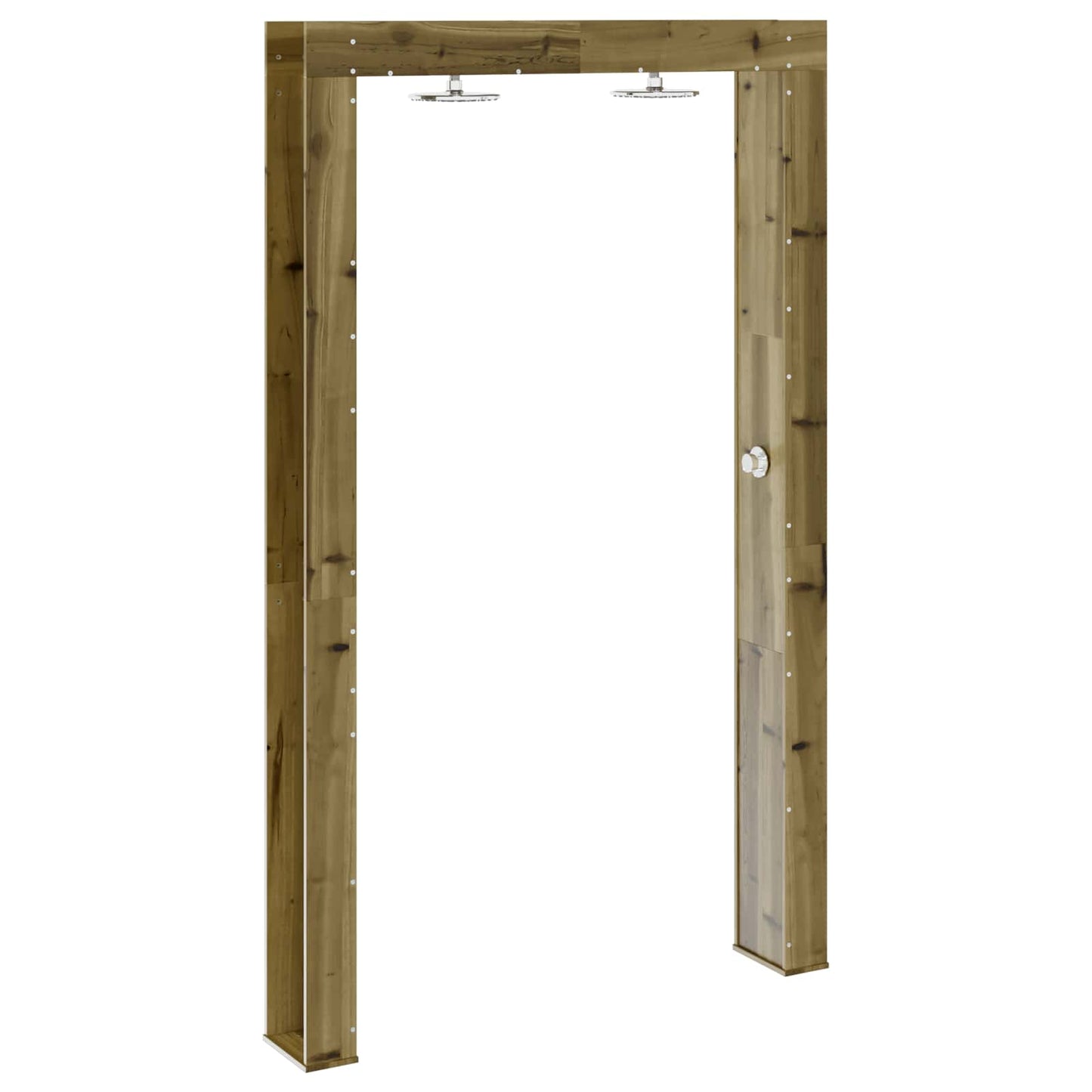 Utendørs dusj Naturlig 137 x 23 x 226 cm Impregnert furu