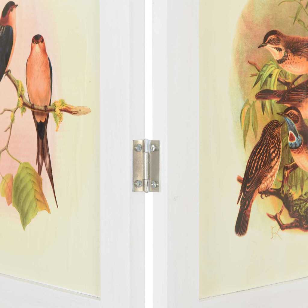 Romdivider Panel Hvit 176,5 x 165 cm MDF