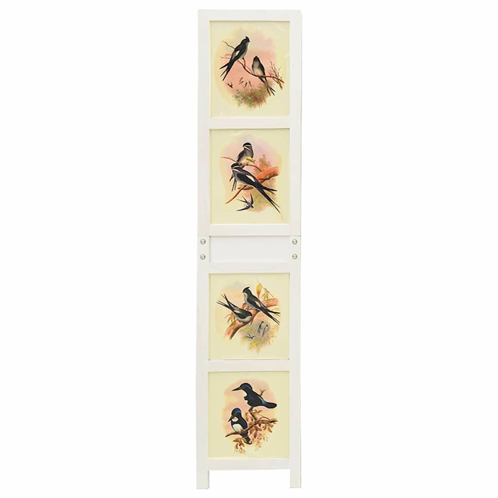 Romdivider Panel Hvit 176,5 x 165 cm MDF