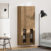 Høyskap 2 pcs Artisan Eik 69,5 x 34 x 180 cm Konstruert tre