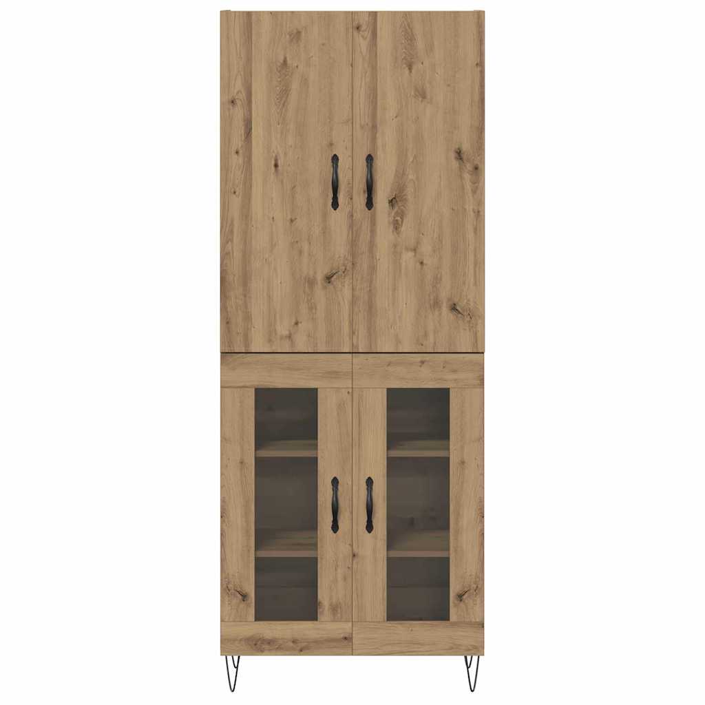 Høyskap 2 pcs Artisan Eik 69,5 x 34 x 180 cm Konstruert tre