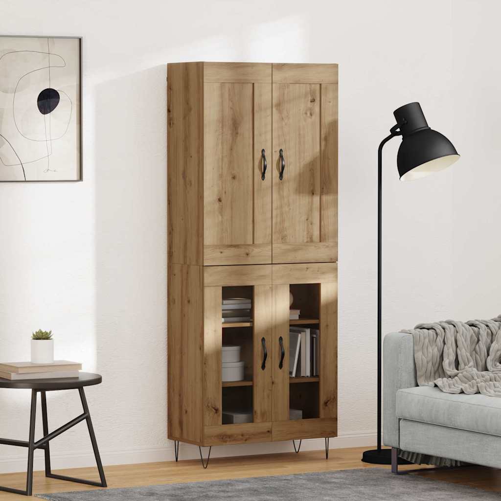 Høyskap Artisan Eik 69,5 x 34 x 180 cm Konstruert tre