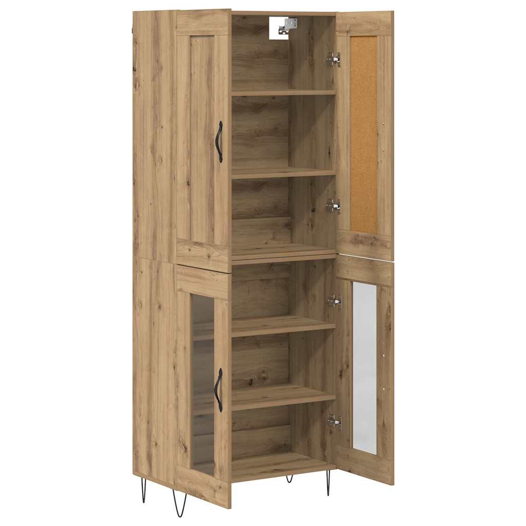 Høyskap Artisan Eik 69,5 x 34 x 180 cm Konstruert tre