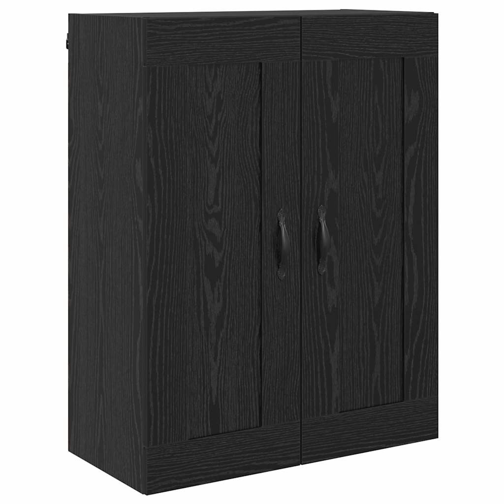 Høyskap Svart Eik 69,5 x 34 x 180 cm Konstruert tre