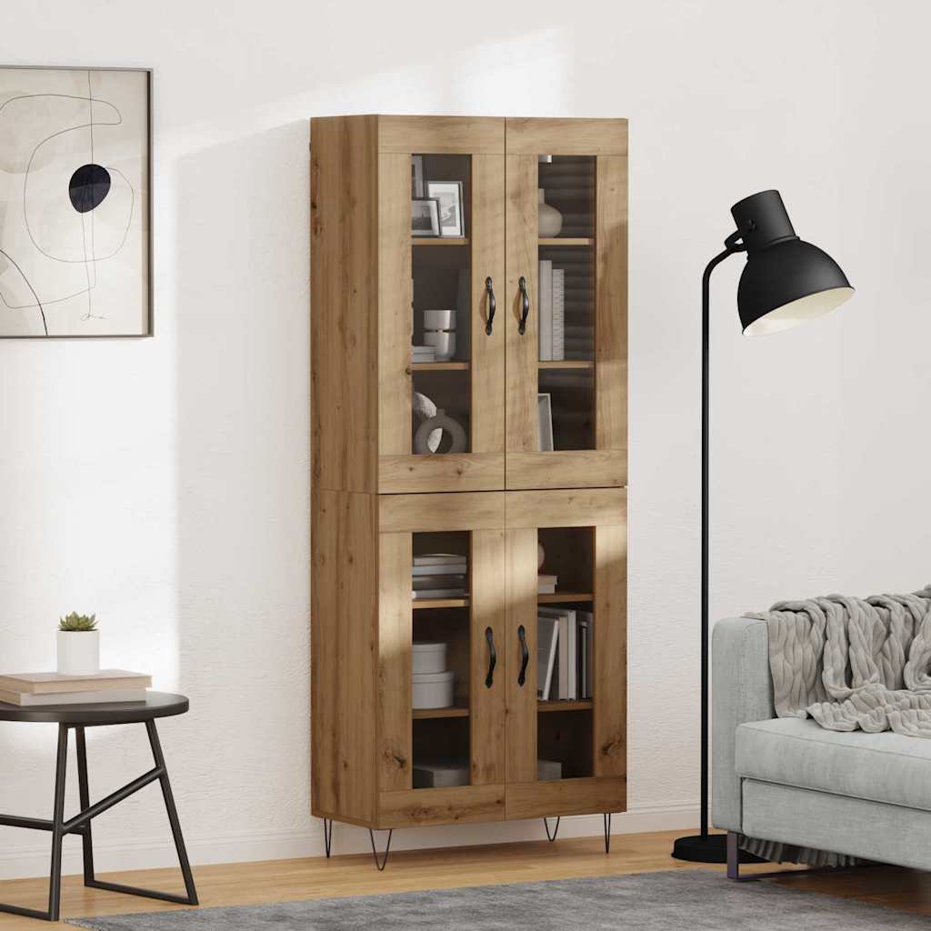 Høyskap Artisan Eik 69,5 x 34 x 180 cm Konstruert tre