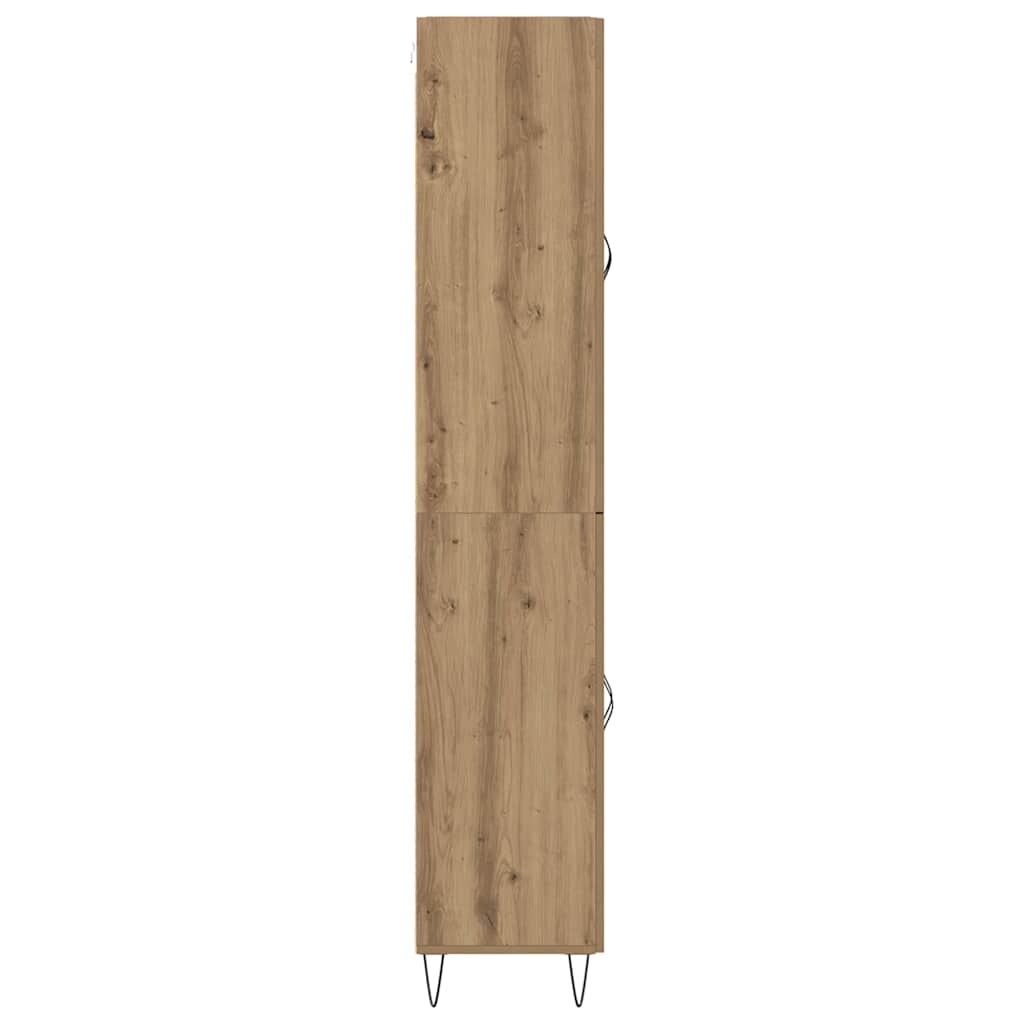 Høyskap Artisan Eik 69,5 x 34 x 180 cm Konstruert tre