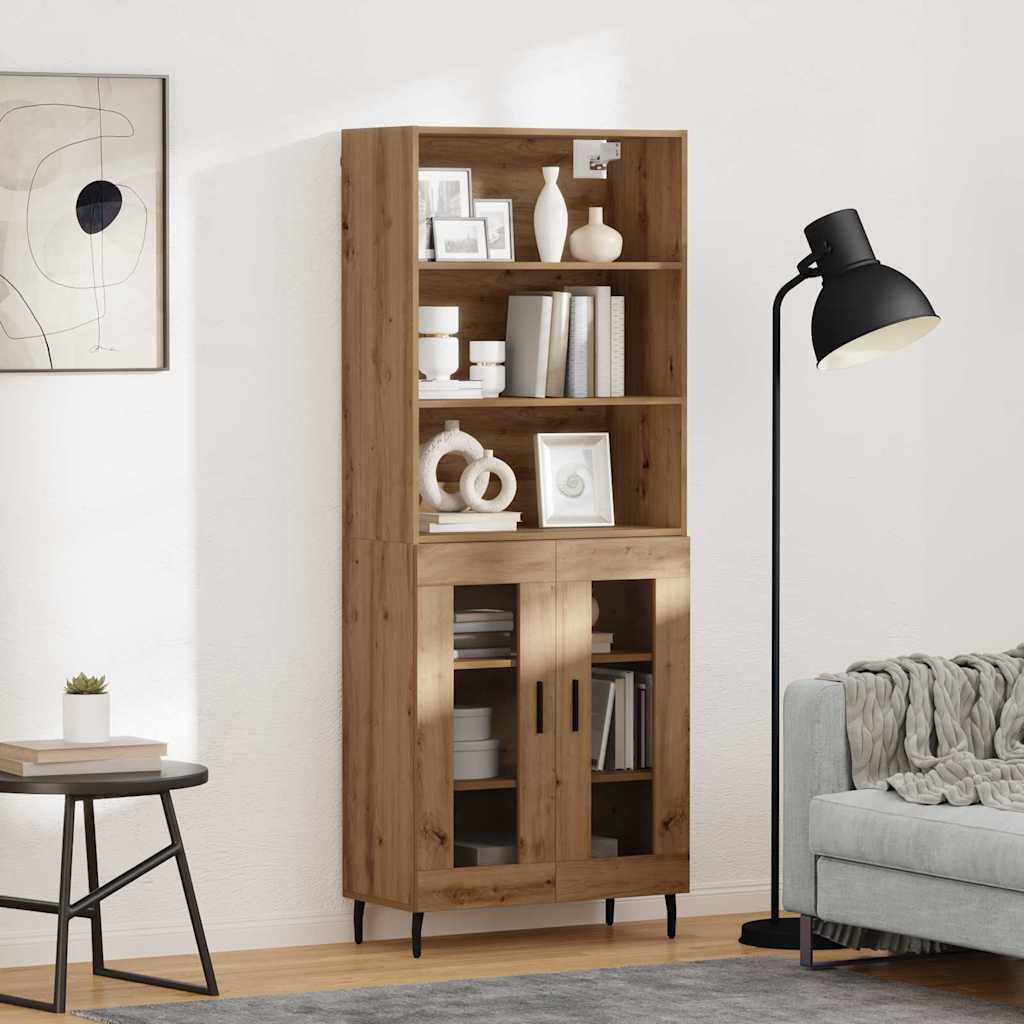 Høyskap 2 pcs Artisan Eik 69,5 x 32,5 x 180 cm Konstruert tre