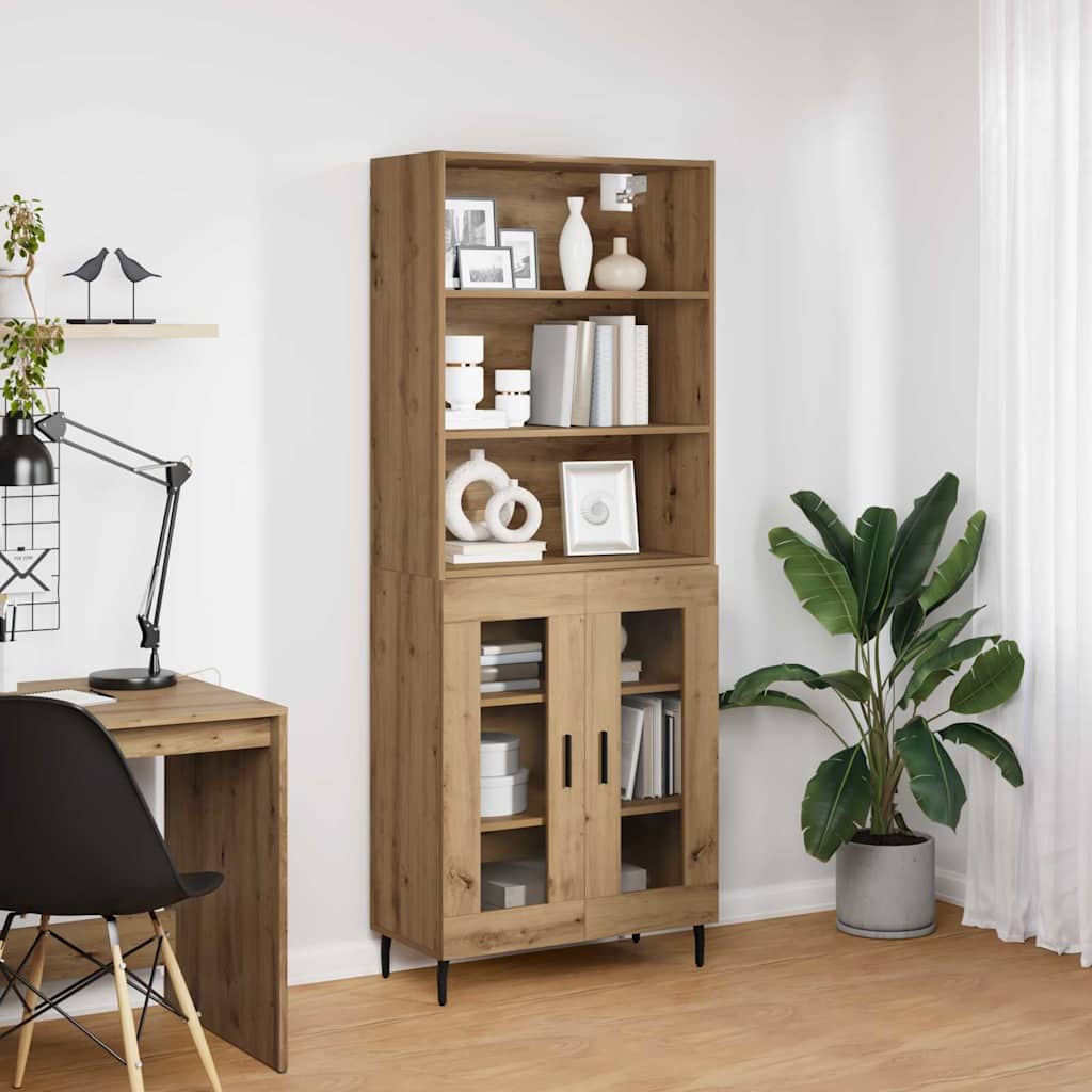 Høyskap 2 pcs Artisan Eik 69,5 x 32,5 x 180 cm Konstruert tre