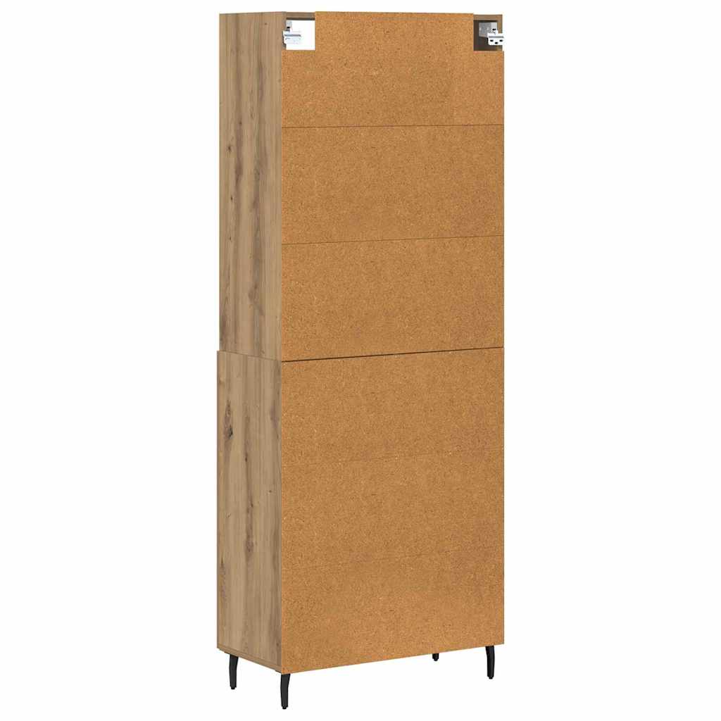 Høyskap 2 pcs Artisan Eik 69,5 x 32,5 x 180 cm Konstruert tre