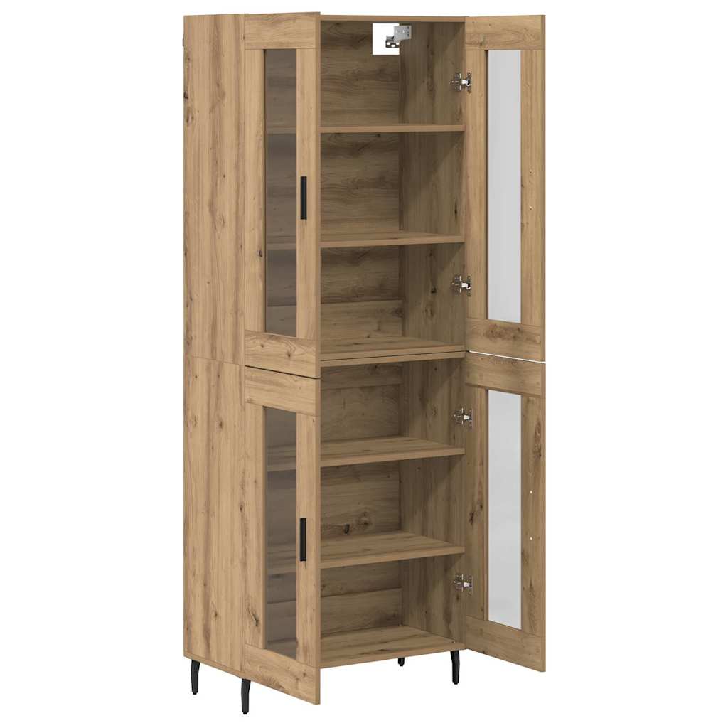 Høyskap 2 pcs Artisan Eik 69,5 x 34 x 180 cm Konstruert tre