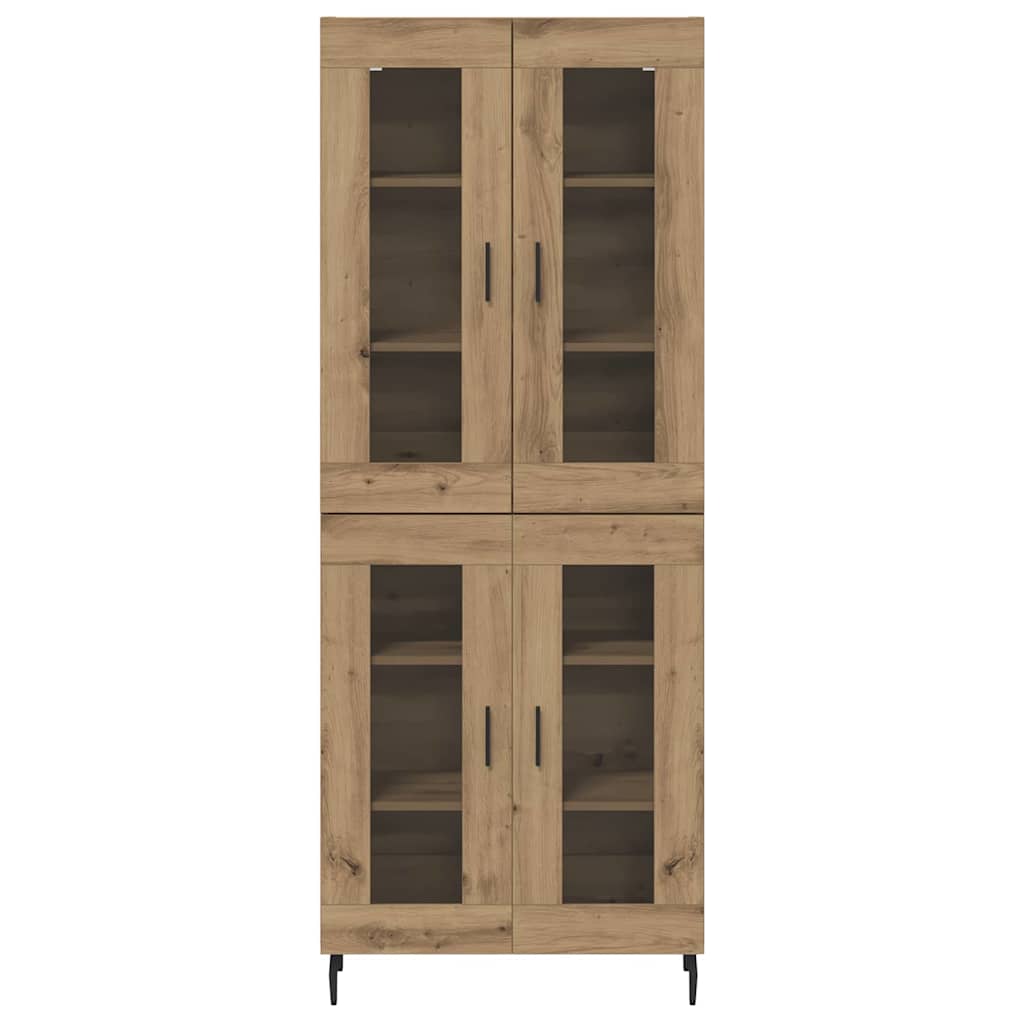 Høyskap 2 pcs Artisan Eik 69,5 x 34 x 180 cm Konstruert tre