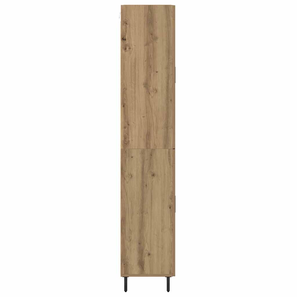 Høyskap 2 pcs Artisan Eik 69,5 x 34 x 180 cm Konstruert tre