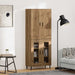 Høyskap 2 pcs Artisan Eik 69,5 x 34 x 180 cm Konstruert tre