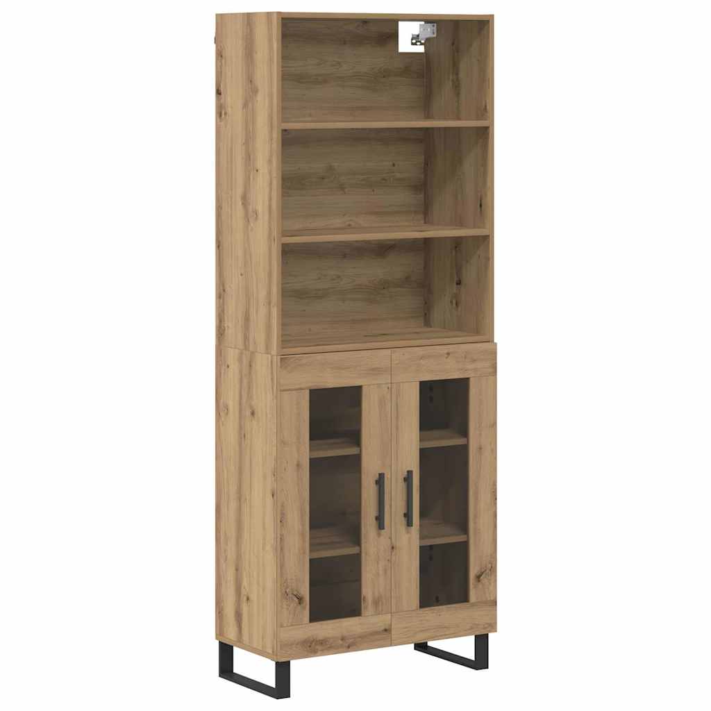 Høyskap 2 pcs Artisan Eik 69,5 x 34 x 180 cm Konstruert tre