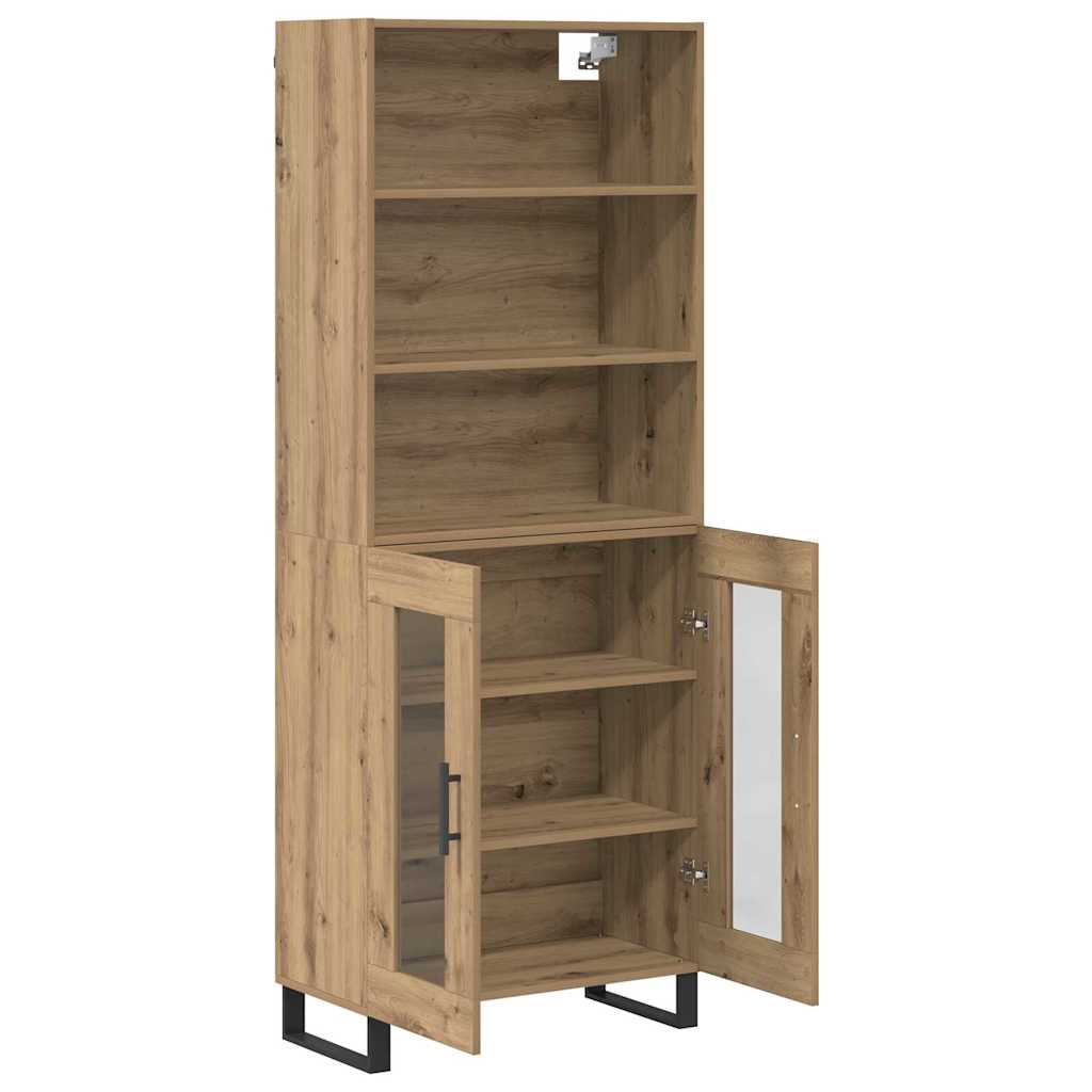 Høyskap 2 pcs Artisan Eik 69,5 x 34 x 180 cm Konstruert tre