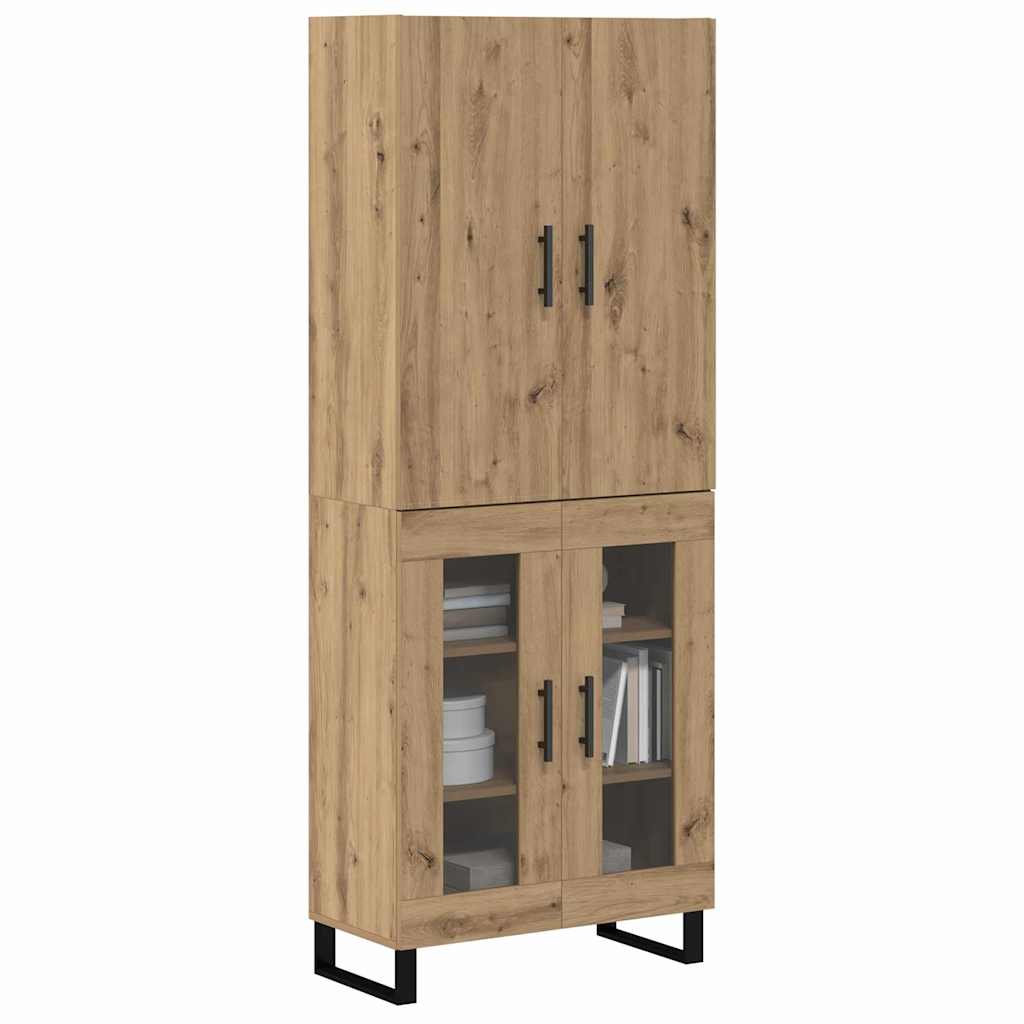 Høyskap 2 pcs Artisan Eik 69,5 x 34 x 180 cm
