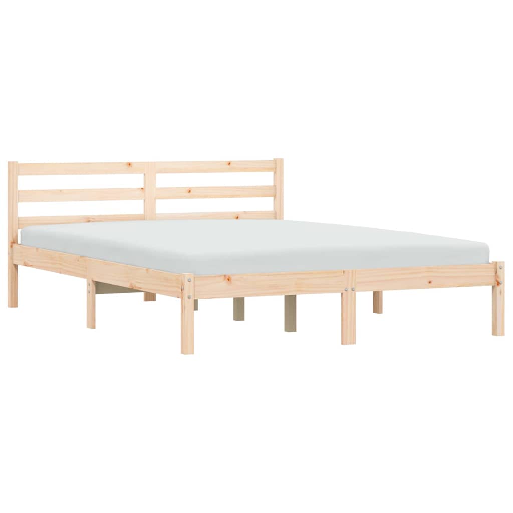 Sengestamme Naturlig 208,5 x 157,5 x 69,5 cm Massiv furu