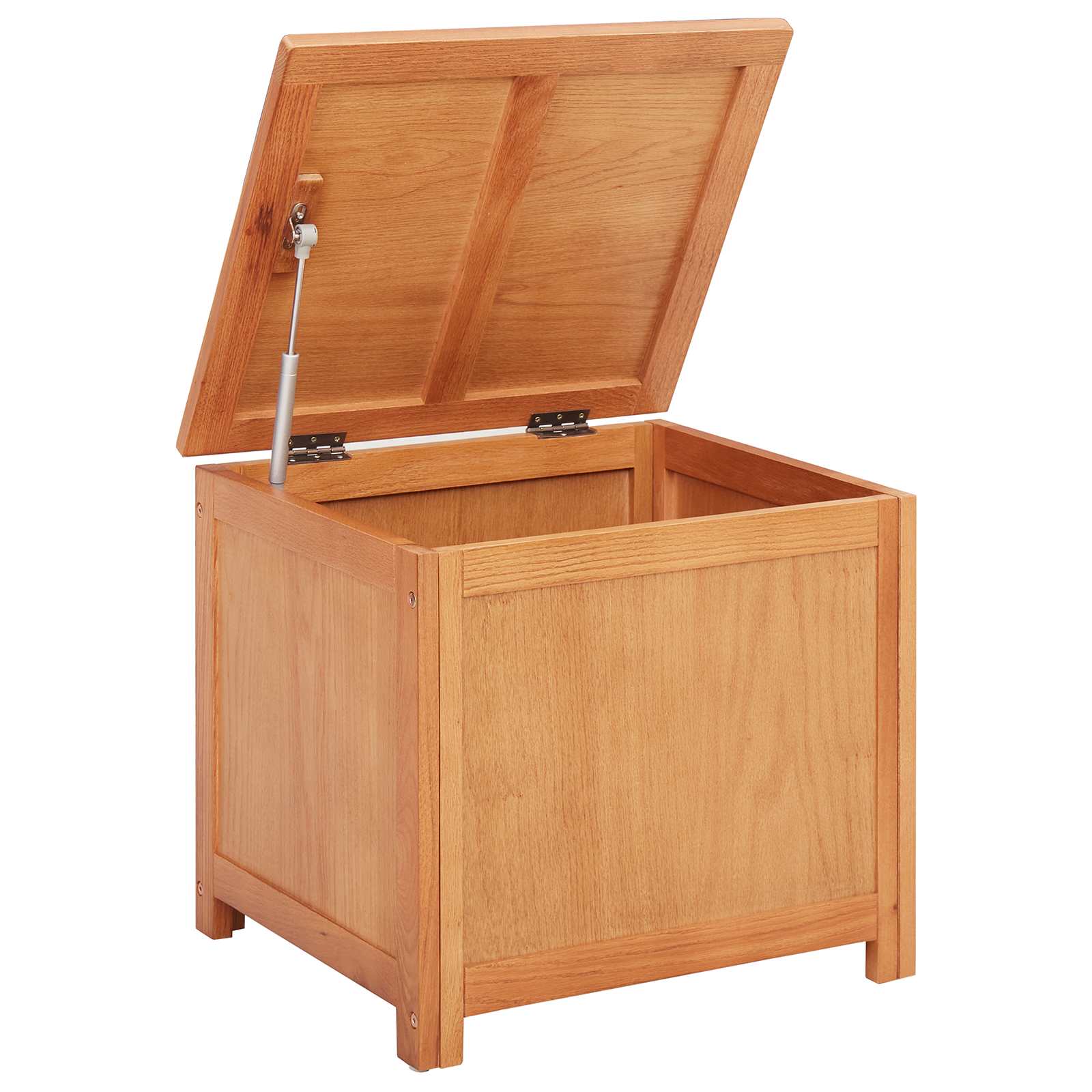 Lagringsboks 50 x 45 x 45 cm Konstruert tre med eikefiner vidaXL