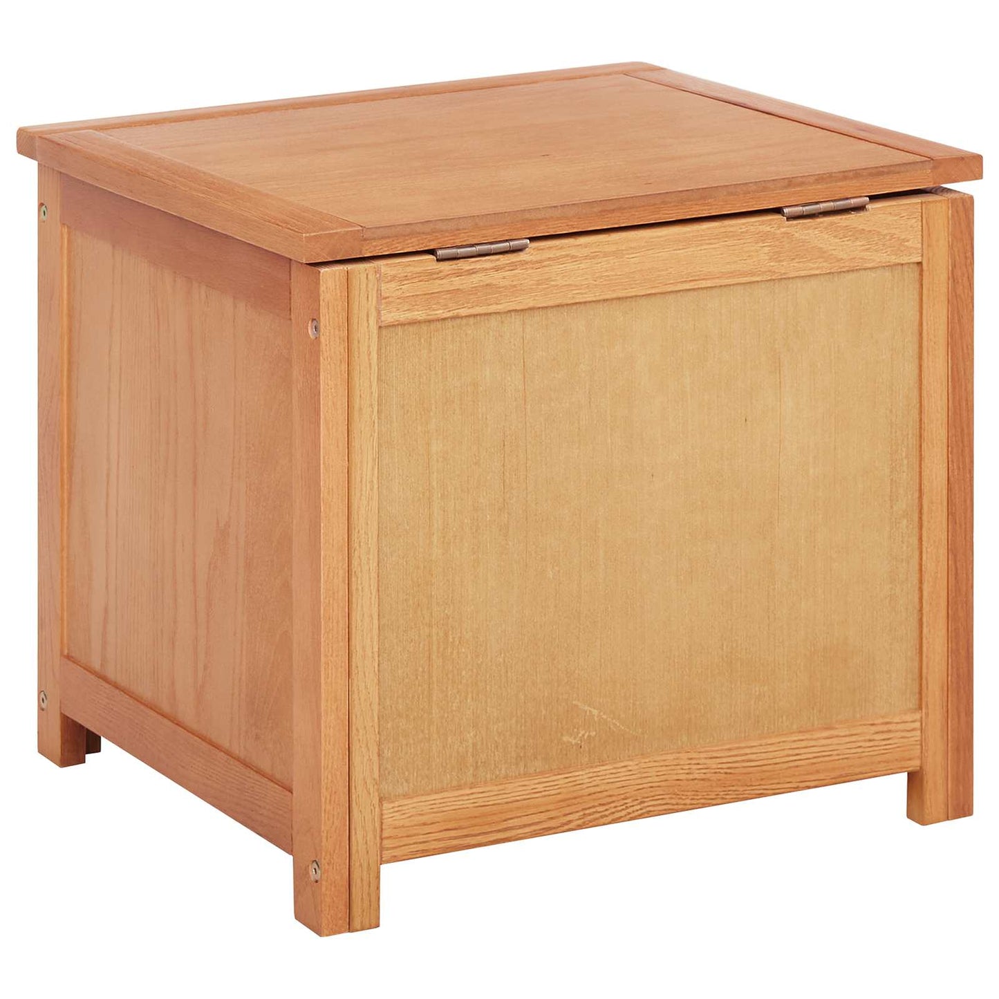 Lagringsboks 50 x 45 x 45 cm Konstruert tre med eikefiner vidaXL