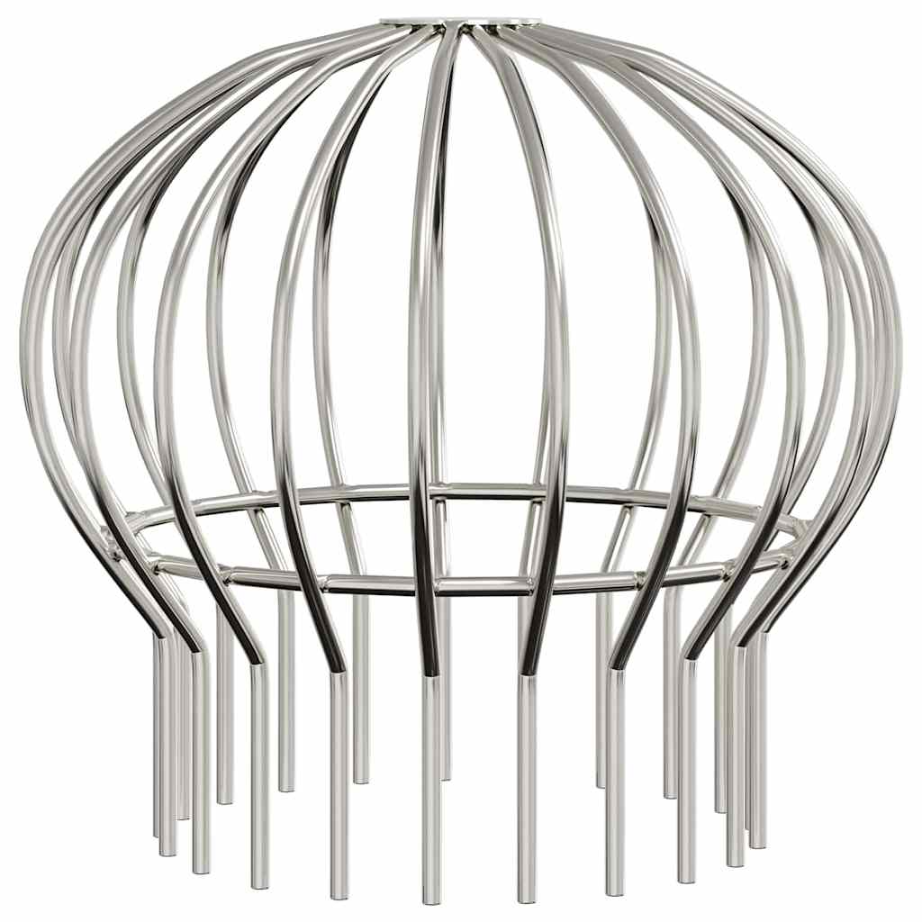 Bladbeskyttelse til takrenner 8 pcs sølv 160 mm Rustfritt Stål vidaXL