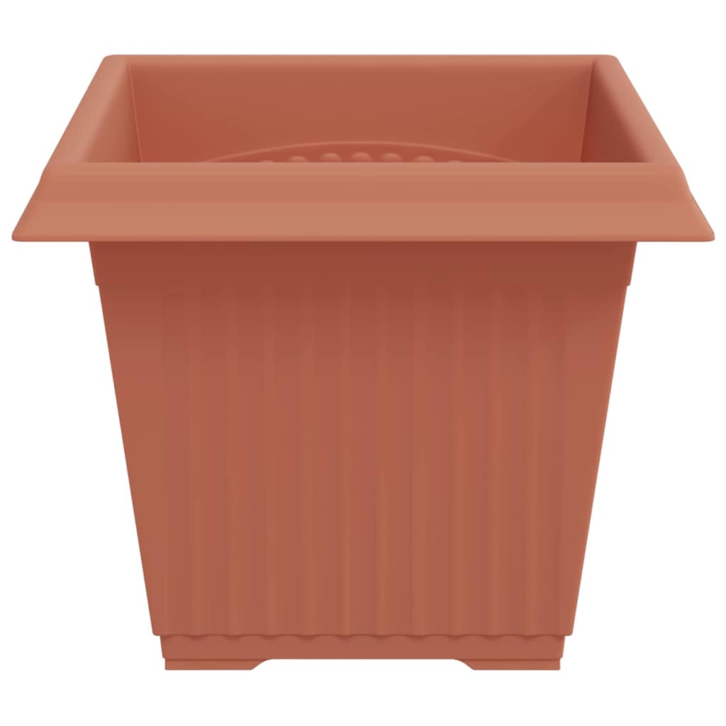 Firkantet Blomsterpotte 24 pcs Klinker Rød 33 x 33 x 26 cm