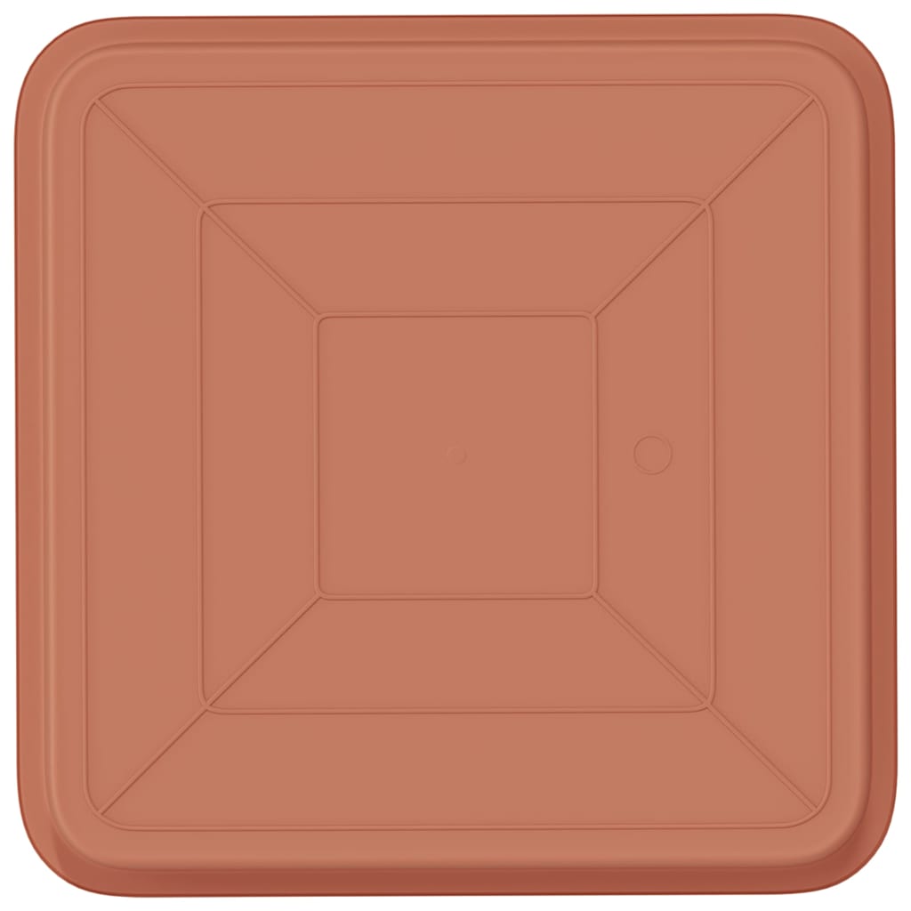 Firkantet Blomsterbrett 24 pcs Klinker Rød 36 x 36 x 2.5 cm