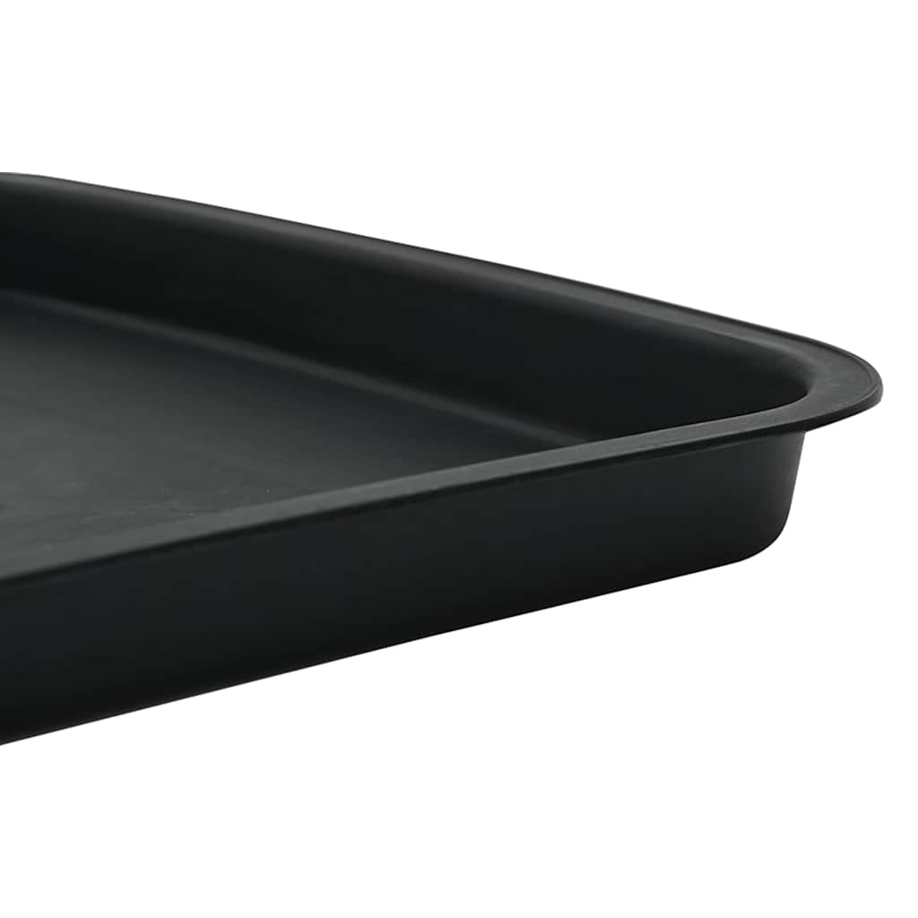 Firkantet Blomsterbrett 24 stk. Svart 36 x 36 x 2,5 cm Plast