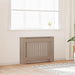 Radiator Deksel 2 pcs Brun 112 x 19 x 81,5 cm Konstruert tre