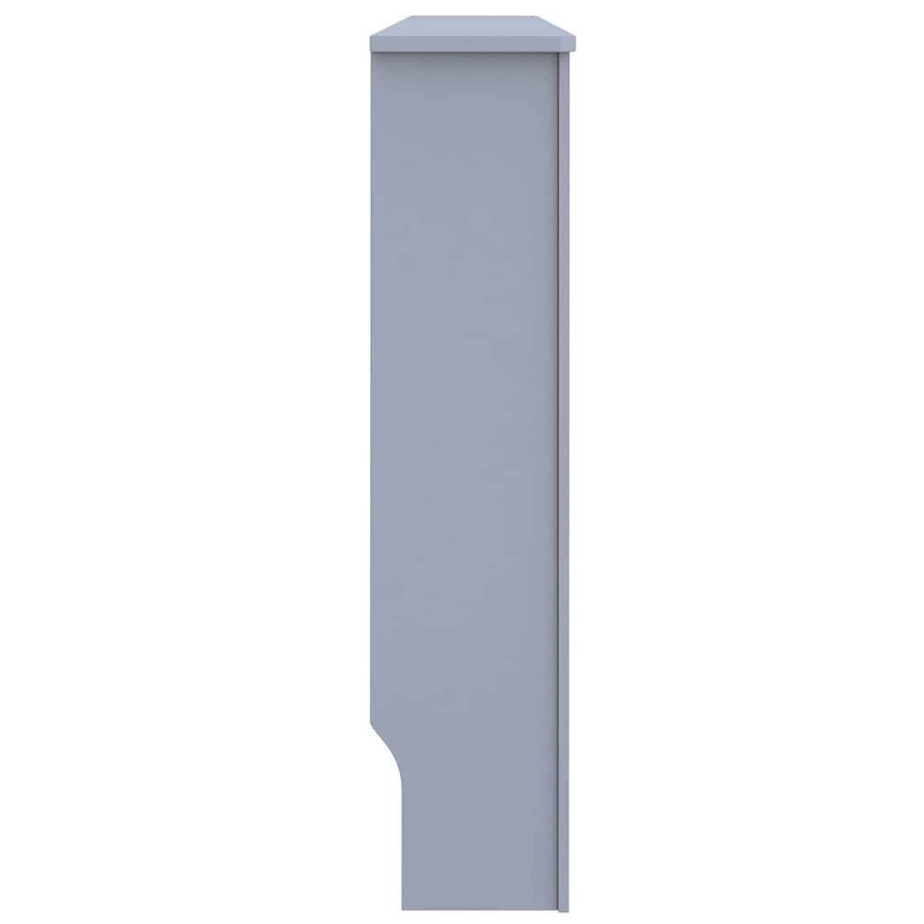 Radiator Deksel 2 pcs Grå 152 x 19 x 81,5 cm Konstruert tre