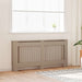 Radiator Deksel 2 pcs Brun 172 x 19 x 81,5 cm Konstruert tre