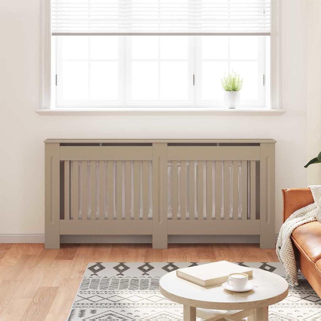 Radiator Deksel 2 pcs Brun 172 x 19 x 81,5 cm Konstruert tre