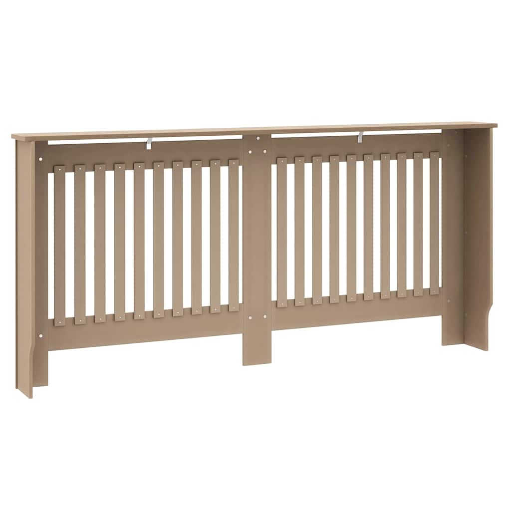 Radiator Deksel 2 pcs Brun 172 x 19 x 81,5 cm Konstruert tre