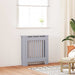 Radiator Deksel Grå 78 x 19 x 81,5cm Konstruert tre