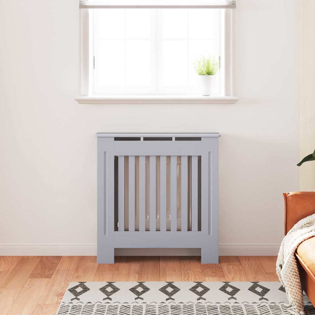 Radiator Deksel Grå 78 x 19 x 81,5cm Konstruert tre