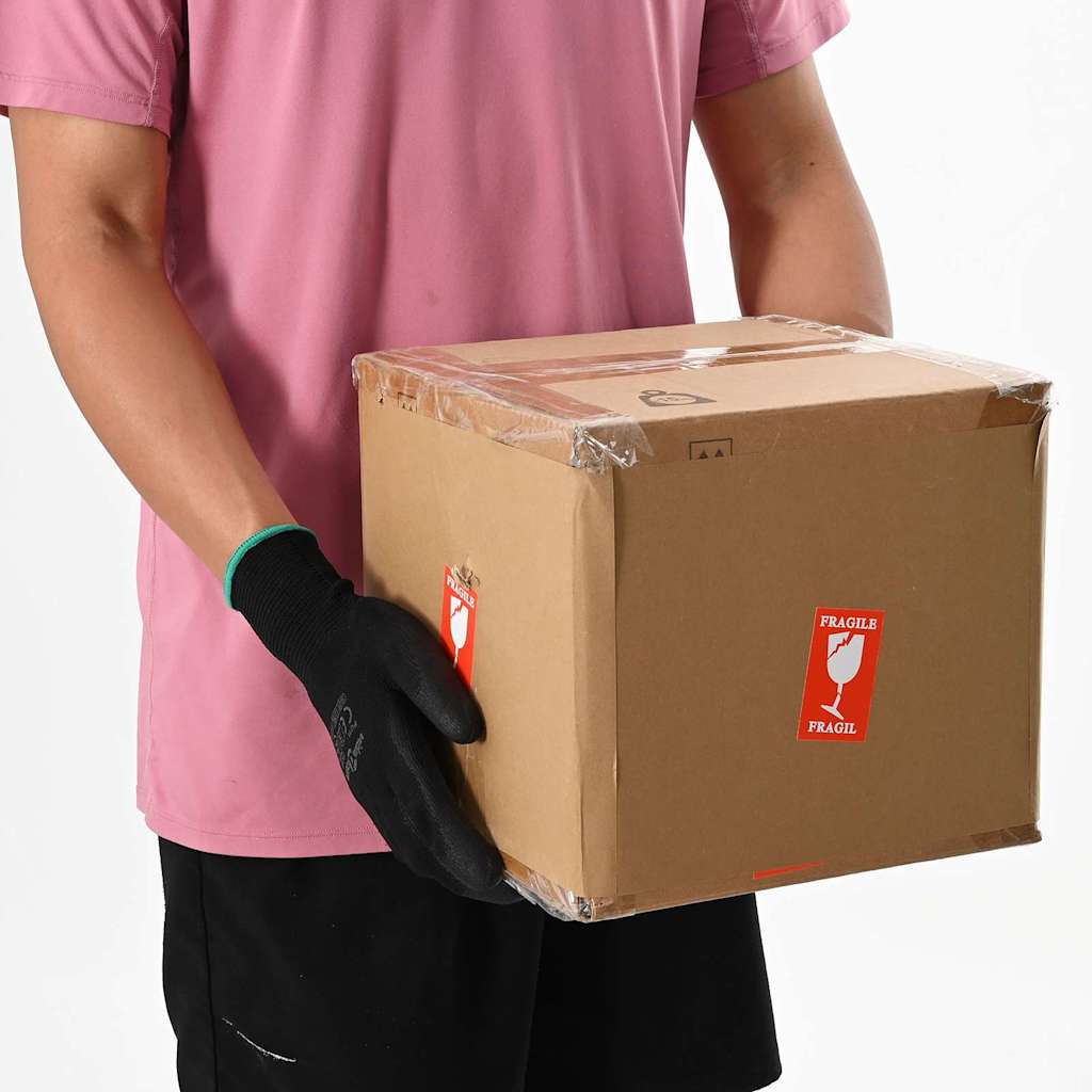 Arbeidshansker 24 pcs Svart 7 / S Polyester