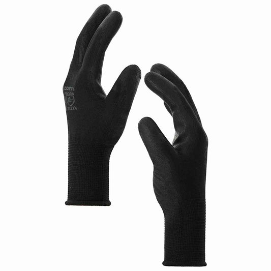 Arbeidshansker 24 pcs Svart 10 / xl Polyester