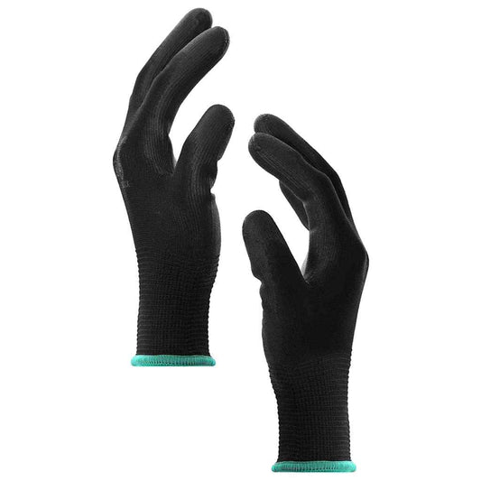Arbeidshansker 12 pcs Svart 11 / XXL Polyester