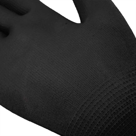 Arbeidshansker 24 pcs Svart 11 / XXL Polyester