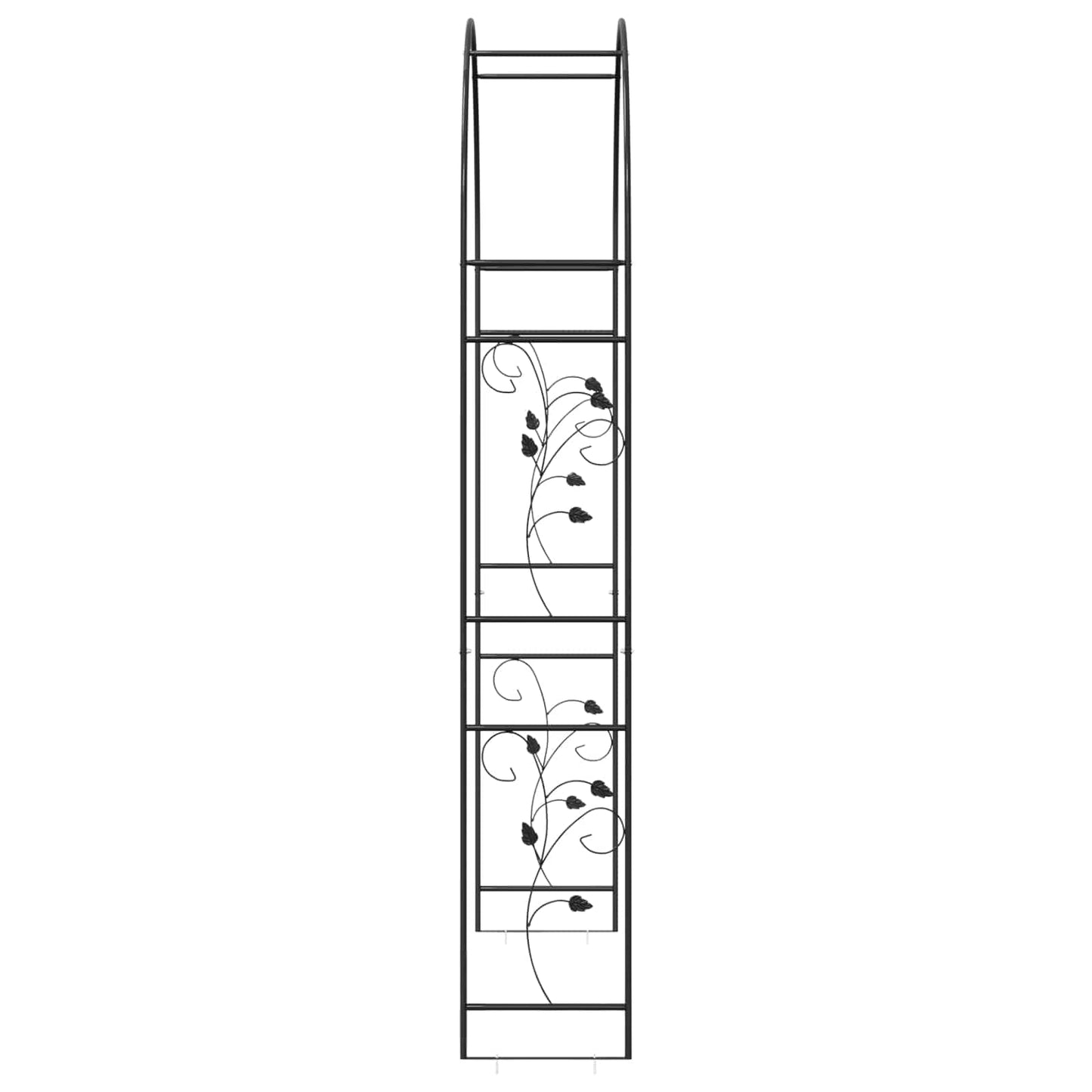 Hagebue Blomster Svart 115 x 37 x 231 cm