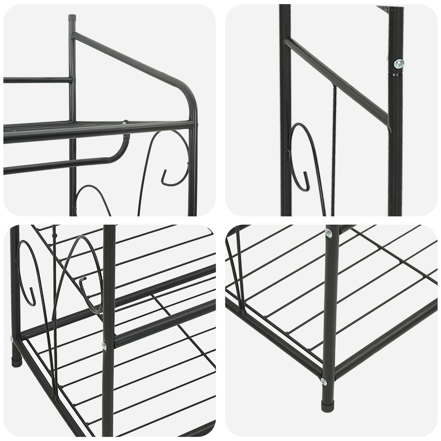 Åpen Garderobe Ensfarget 78 x 36 x 158 cm