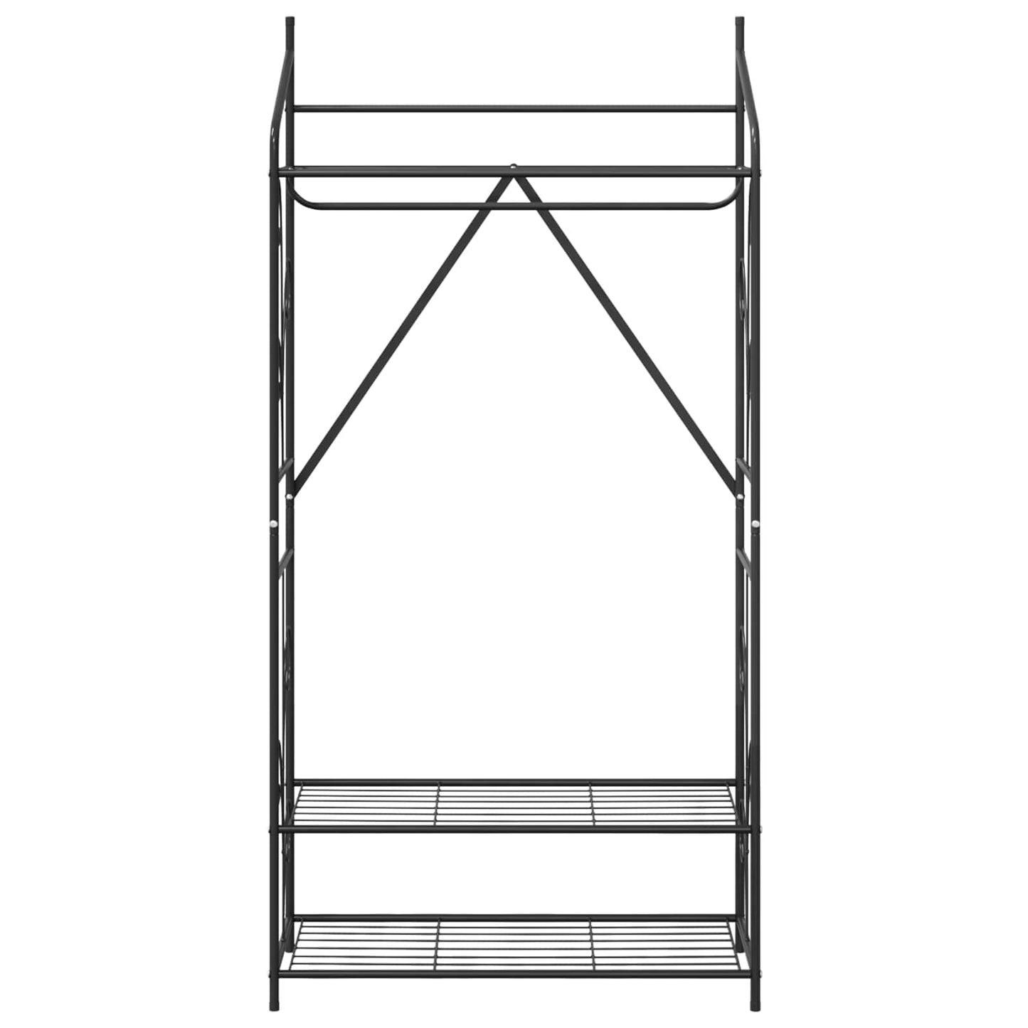 Åpen Garderobe Ensfarget 78 x 36 x 158 cm