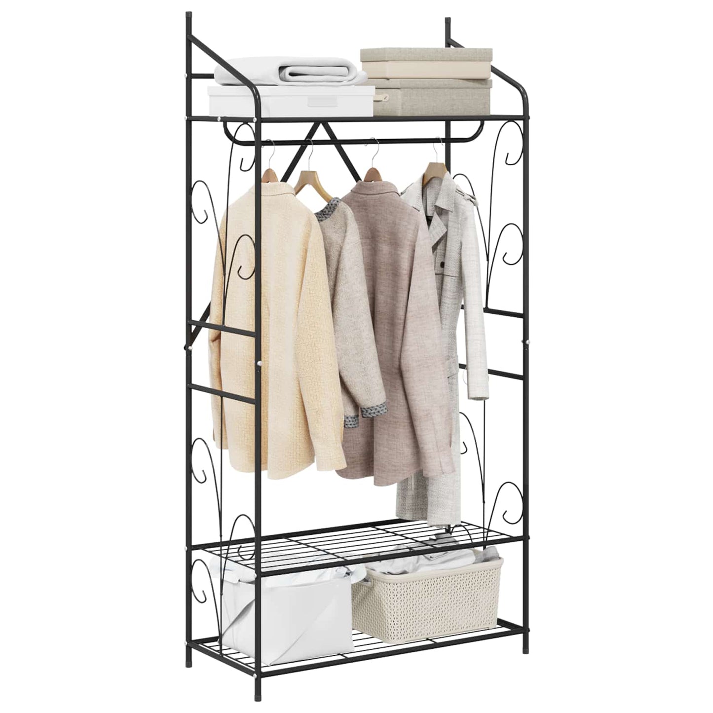 Åpen Garderobe Ensfarget 78 x 36 x 158 cm